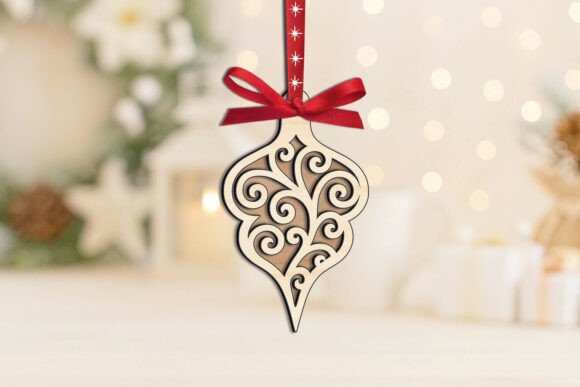 Download Laser SVG Christmas Toy Ornament Present - Premium Resources