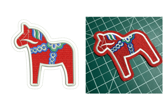 Download Christmas Toy Horse Embroidery Design - Premium Resources