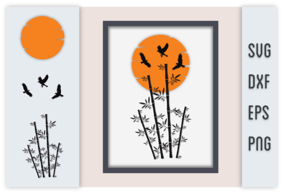 Download 3D Wall Art Lanscape, Bamboo SVG Artwork - 3d wall art Collection