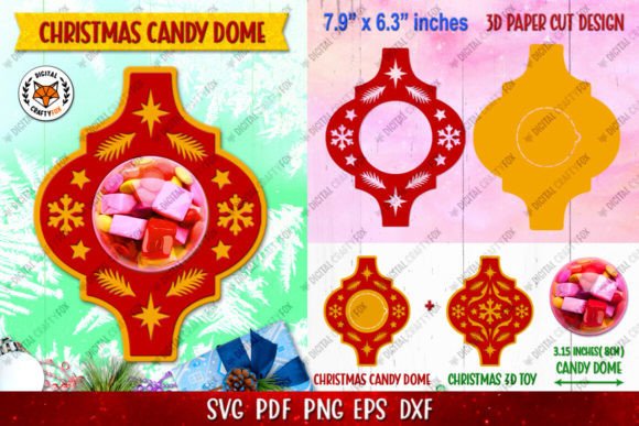 Download Arabesque Candy Dome, 3D Christmas Toy - Premium Bundle